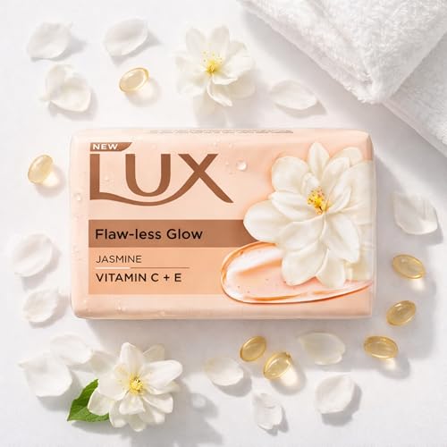 Lux Velvet Touch Jasmine & Almond Oil Soap Bar, 3x150g