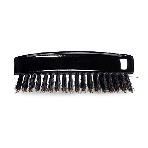 Torino Pro Wave Brush #120 by Brush King - 7 Row, Medium Palm Wave Brush - Made with 100% Boar Bristles - Great for Wolfing - 360 Waves Brush