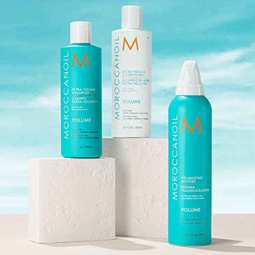 Moroccanoil Extra Volume Shampoo and Conditioner Bundle, 8.5 Fl. Oz Set