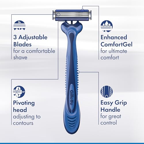 Gillette Sensor3 Comfort Disposable Razors Men 8ct