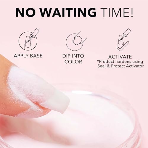 Kiara Sky Professional Nail Dip Powder - Danger D577 Bright Red, 1 oz