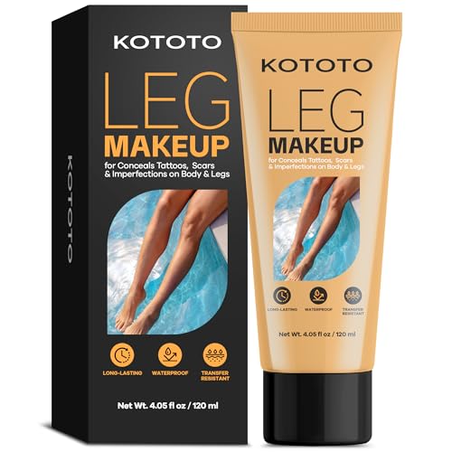 Kototo Waterproof Tattoo Cover Up Makeup - Light Brown, 4.05 Fl Oz