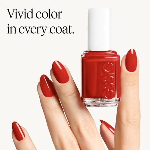 essie Glossy Nail Polish - Geranium Red-Orange Cream Finish (0.46 fl oz)
