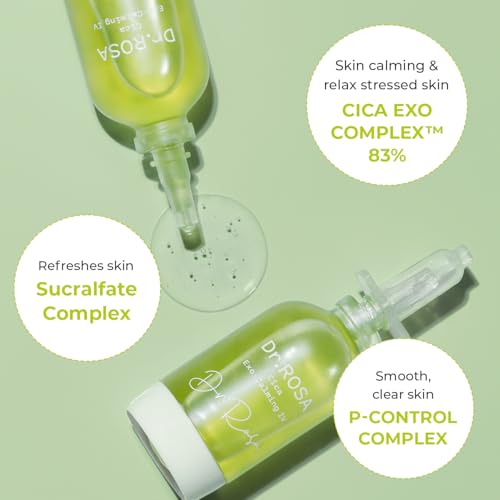 DR.ROSA Centella Cica-Exo Calming ? 15 mL | Soothing Serum for Sensitive Skin | Helps Improve the Look of Redness, Supports Moisture Balance, Lightweight Korean Skincare