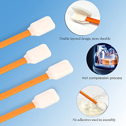 Wellgler's 5.1" Gun Cleaning Swabs,Foam Swabs £¬Multi-Purpose Cotton Swabs £¬for Cleaning Printer, Inkjet, Camera, Optical Lens, Guns, and Electronics KM707 (300pcs)