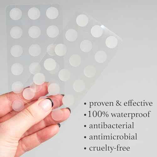 Julep Patch Me Up Waterproof Pimple Patches for Face ? 72 Hydrocolloid Clear Acne Patches with Tea Tree Oil, Ultra-Thin Acne Stickers, Reduces Blemishes & Scarring ? 48 8mm & 24 12mm Patches