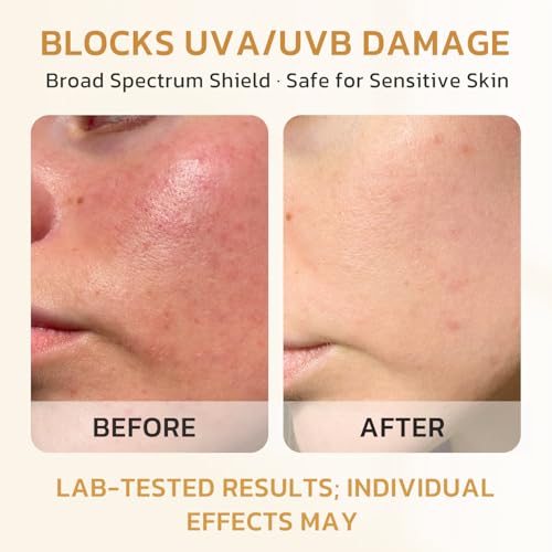 Gentle SPF 40 Daily Face Sunscreen, Broad Spectrum UVA/UVB Protection, Hydrating Facial & Body Sunscreen with Fermented Rice Water & Prebiotics, Non-Greasy for All Skin Types