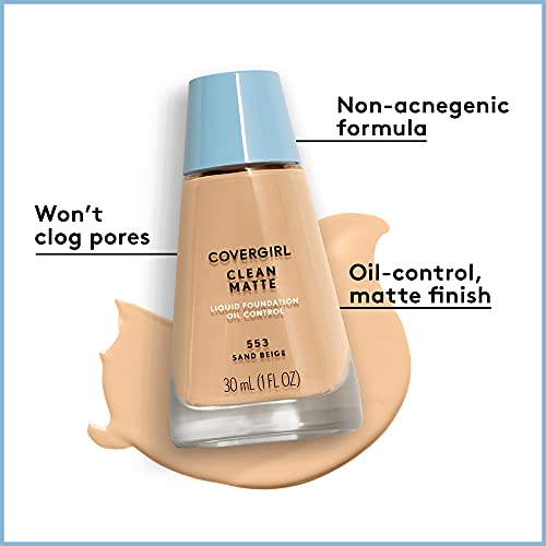 CoverGirl Clean Oil Control Liquid Makeup Classic Tan 560