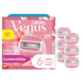 Gillette Venus ComfortGlide White Tea Women's Razor Blades, 3-Blade Razor Refills, 6 Count, Holiday Gifts for Women