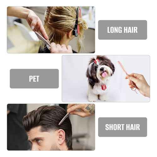 Hair Razors for Cutting Hair, Professional Hair Styling Texturizing Razor, Stainless Steel Hair Thinning Razor Kit with 10 Replacement Blades, Premium Hair Cutting Tool for Salon and Home