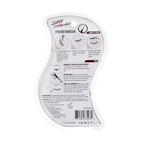 i•ENVY Super Strong Hold Eyelash Adhesive - Waterproof & Latex-Free