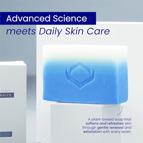 Relumins Advance Intensive Skin Repair Soap with TA Stem Cell, Rejuvenation, Body Soap Self-Care Bar, and Licorice for Softer, Smooth Skin with Free Net, 135g x 10 Bars