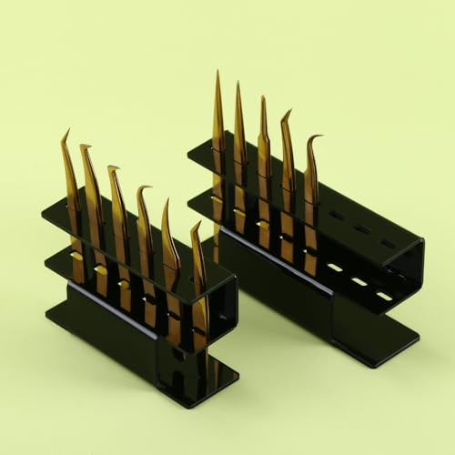 Acrylic Tweezers Holder - 8 Slots Organizer Stand