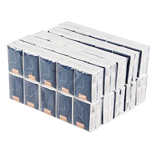 100 Pack Pocket Tissues Travel Packs Bulk 600 Sheet Mini Tissues Bulk 4 Ply Small Travel Size Paper Individual Pocket Size