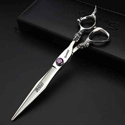 SHARONDS Hair Cutting Scissors Hairdressing Scissors Thinning Scissor Professional Barber Salon Home Shear For Men Women (7-inch 2pc-A)