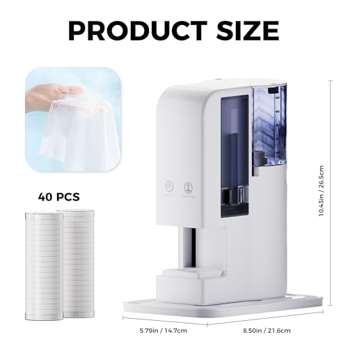 Hot Towel Warmer Dispenser with 40 Towels, 55°C