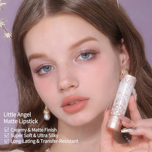 Flower Knows C01 Starry Cross Matte Lipstick - Vegan Moisturizing Lip Mud