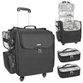 Relavel Rolling Makeup Train Case with 4 Wheels & Heat Insulation