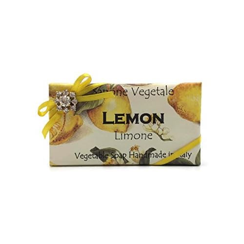 Great Gift Idea Sapone Vegetable Soap, Lemon, Limone 300g- 10.5 oz