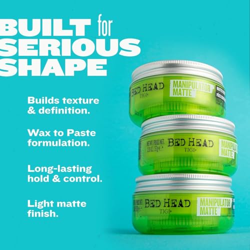 TIGI Bed Head Manipulator Matte Hair Wax Paste 2.01 oz Strong Hold Styling