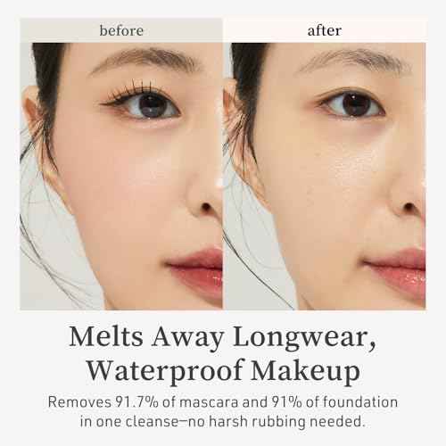 NOONI Korean Cleansing Oil - Snow Aqua 0 Ginseng Deep Cleansing Oil | Makeup Blackhead Remover, Pore Care Control, Glass Skin, Helps Control Sebum, Revitalizing Care, Stocking Stuffers, 6.76 Fl Oz