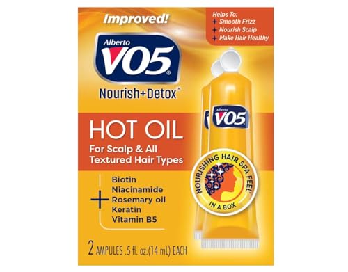 VO5 Hot Oil Hair Therapy Treatment, Vitamin & Protein Rich (3 Pack)