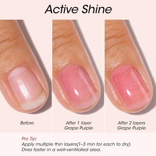 Gellen Pro Bio Active Glow Nail Polish - One Step Ridge Filler & Strengthener