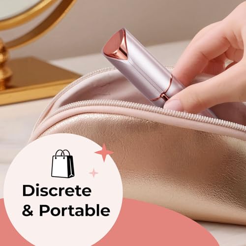 Painless Facial Hair Removal Device with LED Light for Women