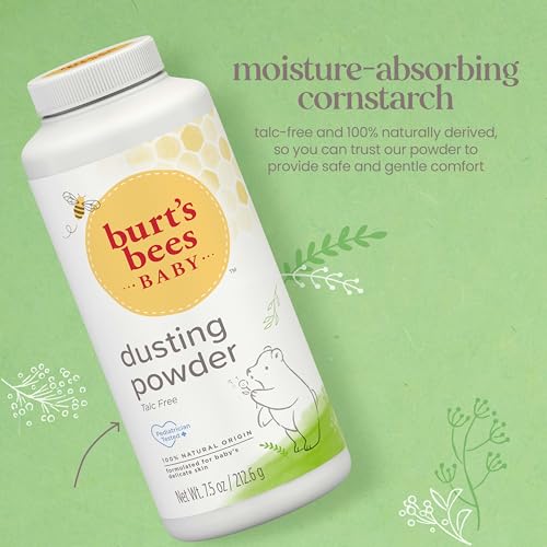 Burt's Bees Baby Dusting Powder, Talc-Free, 7.5 oz