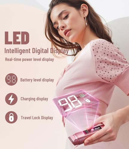 Dual Head Electric Bikini Trimmer for Women - IPX7 Waterproof