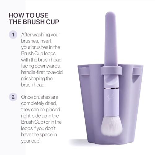 ANISA BEAUTY Brush Cup ? Stylish and Durable Makeup Brush Holder for Organized and Convenient Storage ? Ideal for Home or Travel