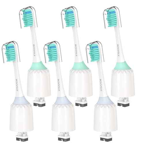 Replacement Toothbrush Heads for Philips Sonicare Replacement Heads E-Series, Essence, Xtreme, Electric Replacement Brush Head for Phillips Sonicare, for Philips Sonic Care Toothbrush,6 Pcs