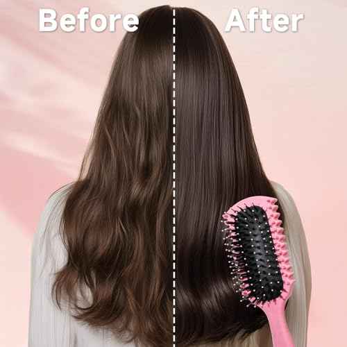 Curl Defining Brush, Curly Hair Brush Products With 3 Pcs Slick Back Hair Brush Set Bristle Brush Edge Control Teasing Comb for women (Purple)