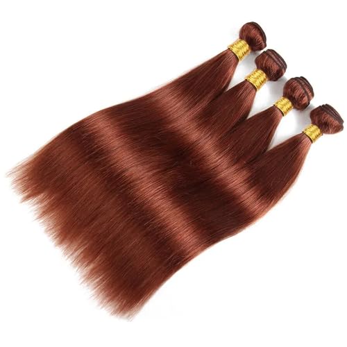 Brazilian Straight Human Hair Bundles Color 33 - 24, 26, 28 Inch