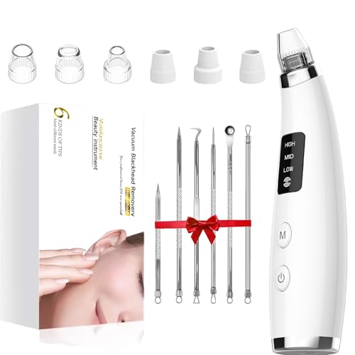 Blackhead Remover Vacuum Pore Cleaner with 6 Probes