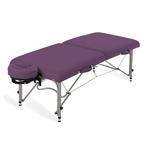 EarthLite Amethyst Portable Massage Table 30" Wide Ultra Lightweight with Aluminum Frame