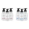 J.R. Watkins Foaming Hand Soap, Moisturizing Foam Hand Wash, All Natural, Alcohol-Free, Cruelty-Free, USA Made, Rosewater, 9 fl oz, 3 Pack and Ocean Breeze, 9 fl oz, 3 Pack Bundle