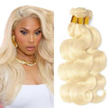 613 Blonde Body Wave Human Hair Bundles - 3 Pack, 14 Inch