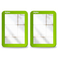 Playbees Magnetic Locker Mirror - 2 Pack Green, 5" x 7"