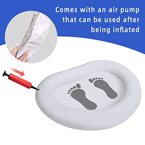 Inflatable Pool Foot Bath Basin for Clean Feet Before Swimming