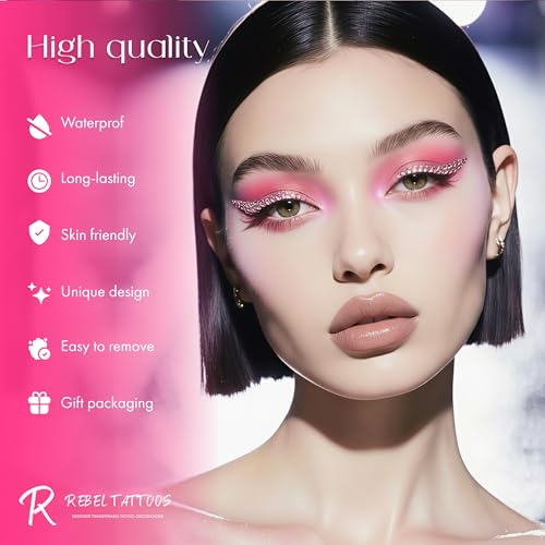 Self-Adhesive Face Gems Jewels Stickers for Festivals & Parties