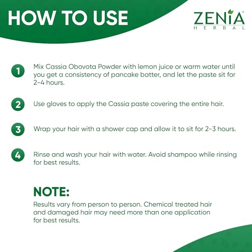 Zenia Neutral Henna Powder 7oz | Colorless Hair Conditioner