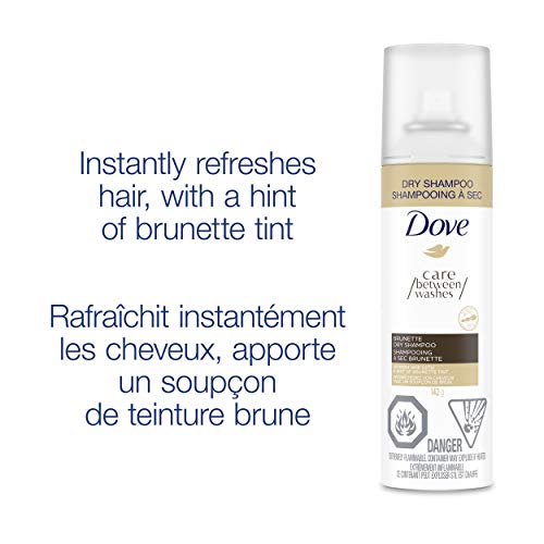 Dove Care Between Washes Dry Shampoo for oily hair Brunette with a hint of brunette tint 5oz/142g