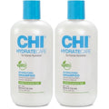 CHI HydrateCare - Hydrating Shampoo 12 fl oz - Balances Hair Moisture and Superior Protection Against Damage and Hair Breakage (Pack of 2)