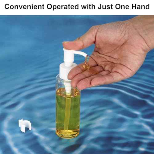 Cosywell Empty Plastic Pump Bottles Dispenser TSA Approved 3.4oz 4 Pack Portable Empty Refillable Container Clear Plastic Lotion Pump Dispenser Bottle for Facial Cleansing Oil Shampoo Shower Gel