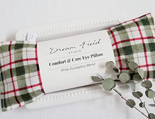 Mint Eucalyptus Eye Pillow with Flaxseed Fill | Aromatherapy