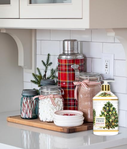 Holiday Hand Soap Set 8 Pack - Festive Scents & Decorative Dispensers