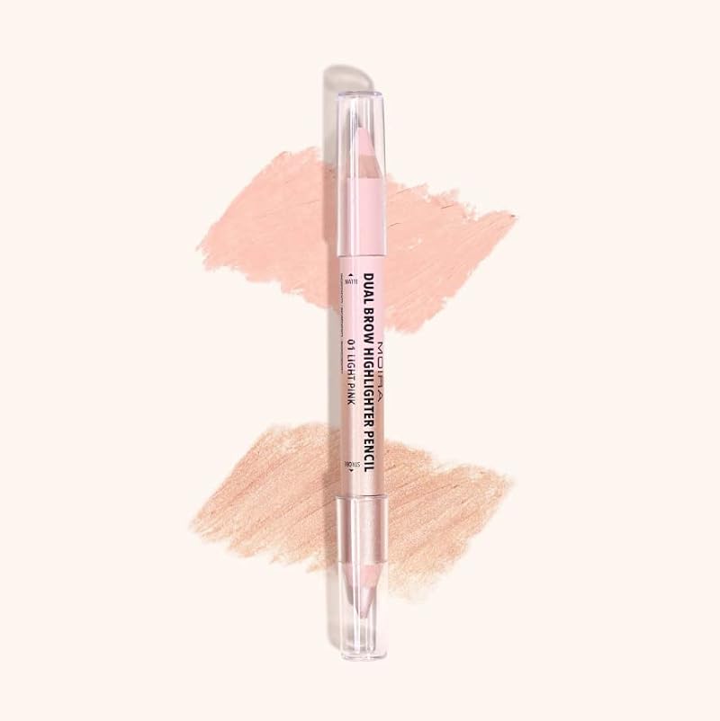 Moira Dual Brow Highlighter Pencil - Light Pink 001