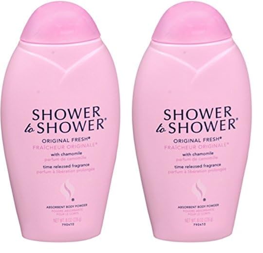 Shower To Shower Original, 8 Ounce (Pack of 2)