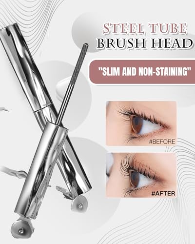 Iron Wand Waterproof Mascara for Volume & Length - No Clumping, Long-Lasting